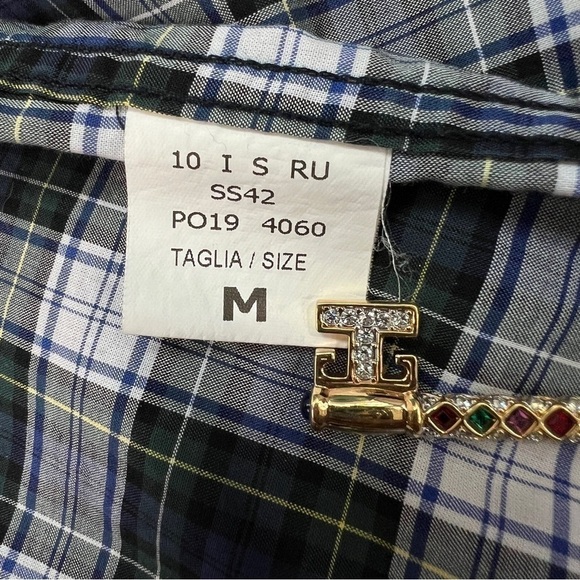 RAF SIMONS Archive Tartan Button Up Shirt Made in Italy - Picture 11 of 11